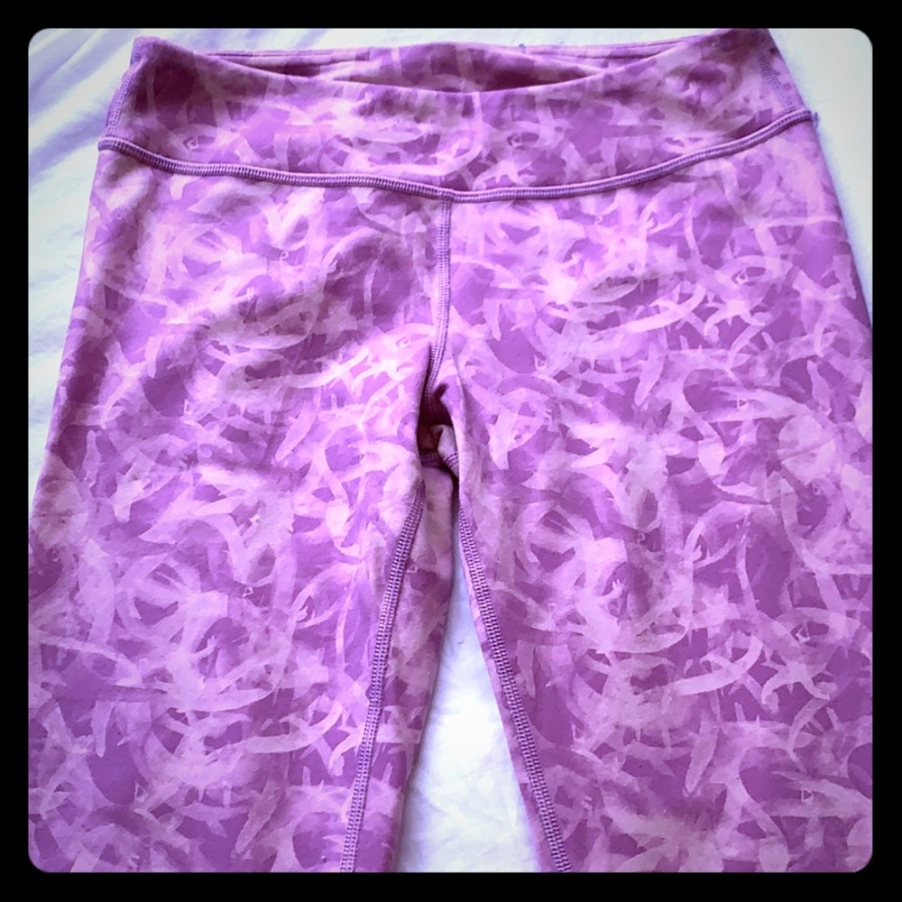 pink patterned ivviva girls leggings